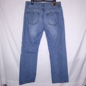 Lacoste Jeans Mens 46 Medium Wash Straight Leg